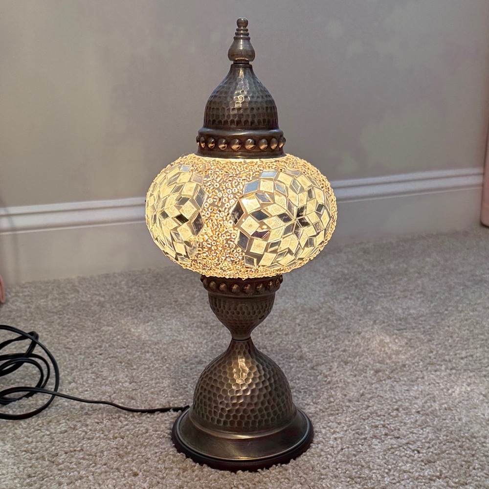 Mosaic Glass Table Lamp